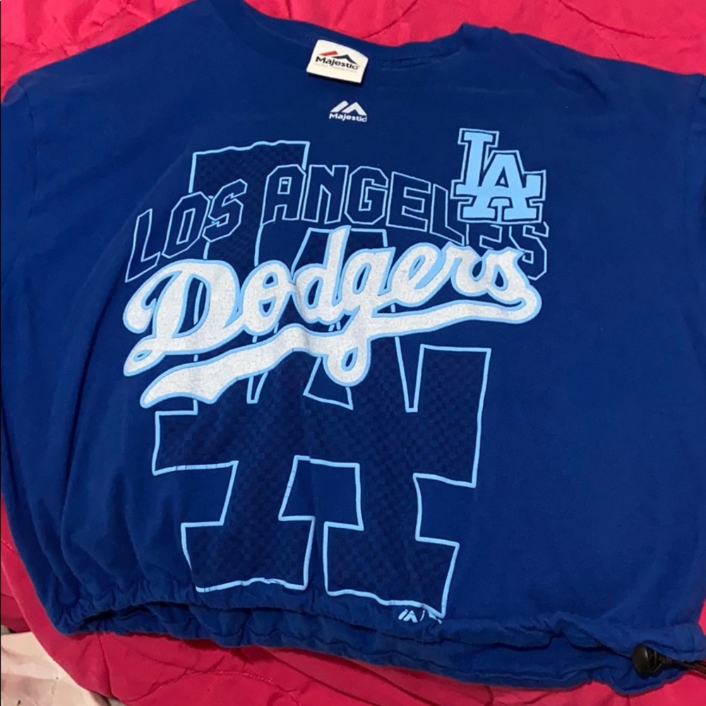 Dodgers crop top